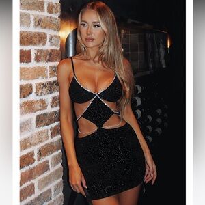 WhiteFox Sparkle Mini Dress